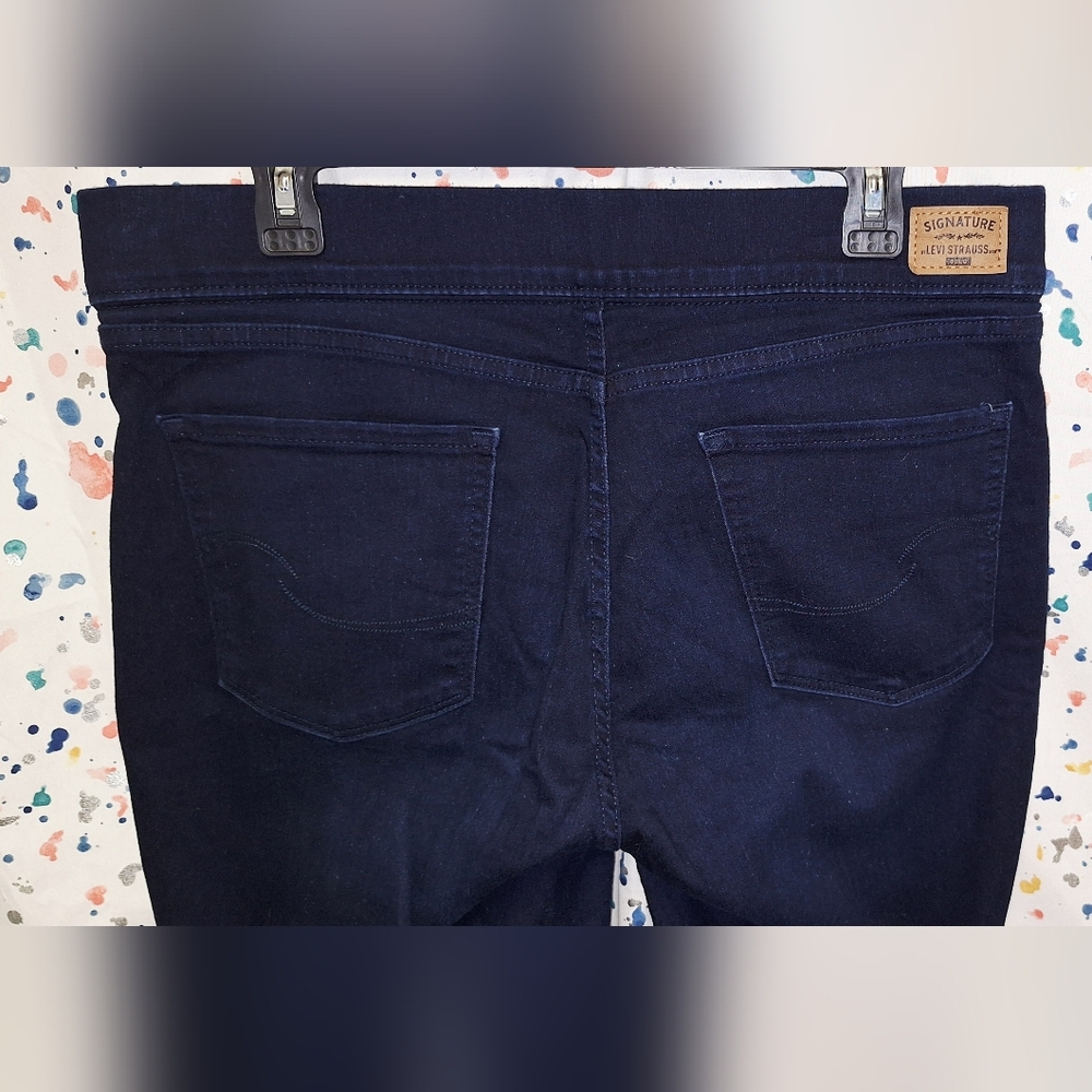 Buy 1 Get 1 50% Off--Levi Strauss Women's Dark Indigo Skinny Jeans Size 16 - Picture 11 of 15